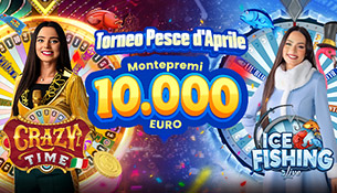 Crazy Time Italia - Ice Fishing Leaderboard