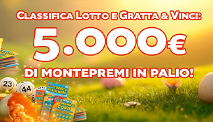 Classifica Lotto e Gratta & Vinci: la combo vincente di Pasquetta