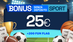 Bonus registrazione Sport 