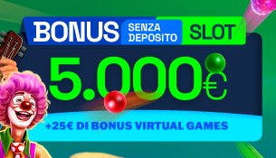 Bonus registrazione Slot