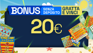 Bonus registrazione Gratta e Vinci