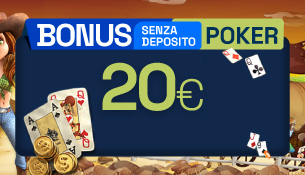 Bonus registrazione Poker