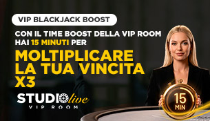 Studio Live VIP Blackjack Boost
