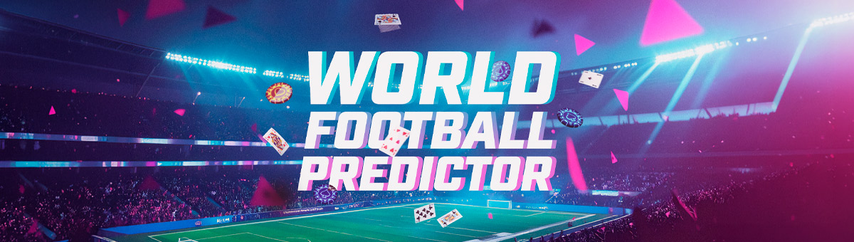 Football Predictor: gioca a Poker e pronostica i risultati delle partite dei gironi dei Mondiali 2026! Termina le missioni settimanali per vincere le Scratch Card e provare ad aggiudicarti la tua parte del montepremi di 12.000€!