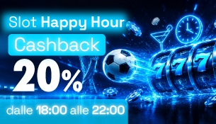 Slot Happy Hour Cashback 20%