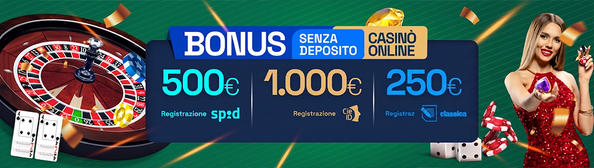 Registrati su BetFlag e ricevi 1.000€ di bonus senza deposito Casinò Online