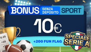 Bonus registrazione Sport 