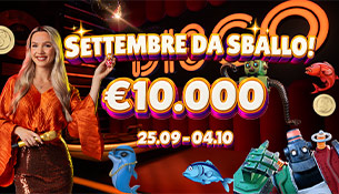 Settembre da Sballo: 10.000€ in palio