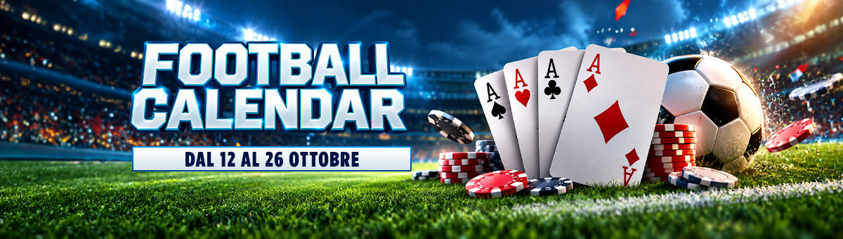 Football Calendar: completa le missioni giornaliere per vincere una Scratch Card ed aggiudicarti uno dei premi in palio!