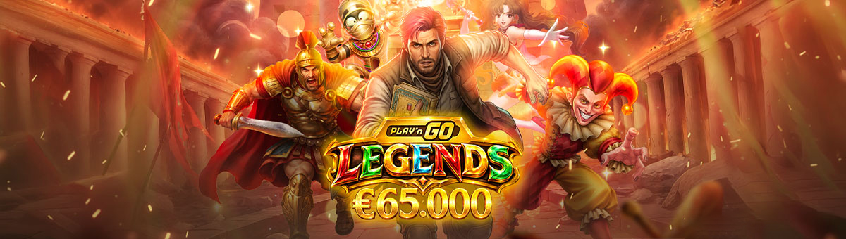 65.000€ di montepremi con la promo di Network di Play'n Go "Legends". Scopri le Slot in promozione e punta alla vetta!