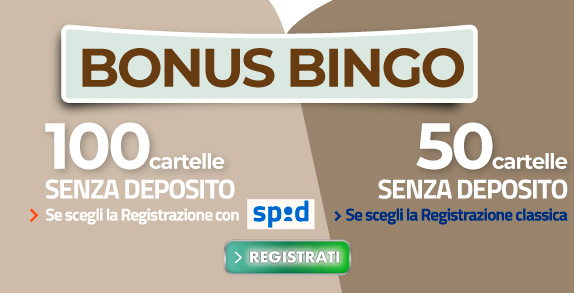Bonus senza deposito Bingo