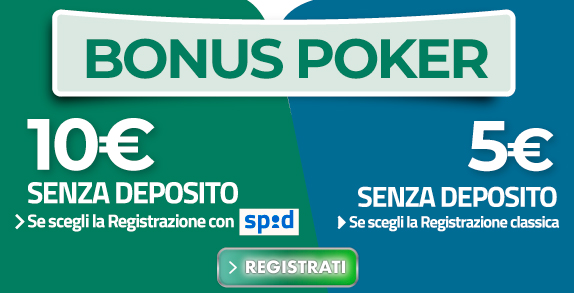 Bonus senza deposito Poker Torneo