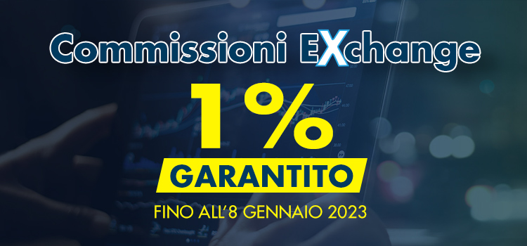 Commissioni Exchange BetFlag: 1% fino al 08/01/2023